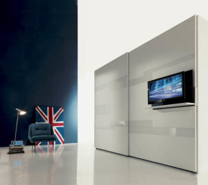 tecnoarredi arredamento interni zona notte armadio fimar emotion con porta tv 2